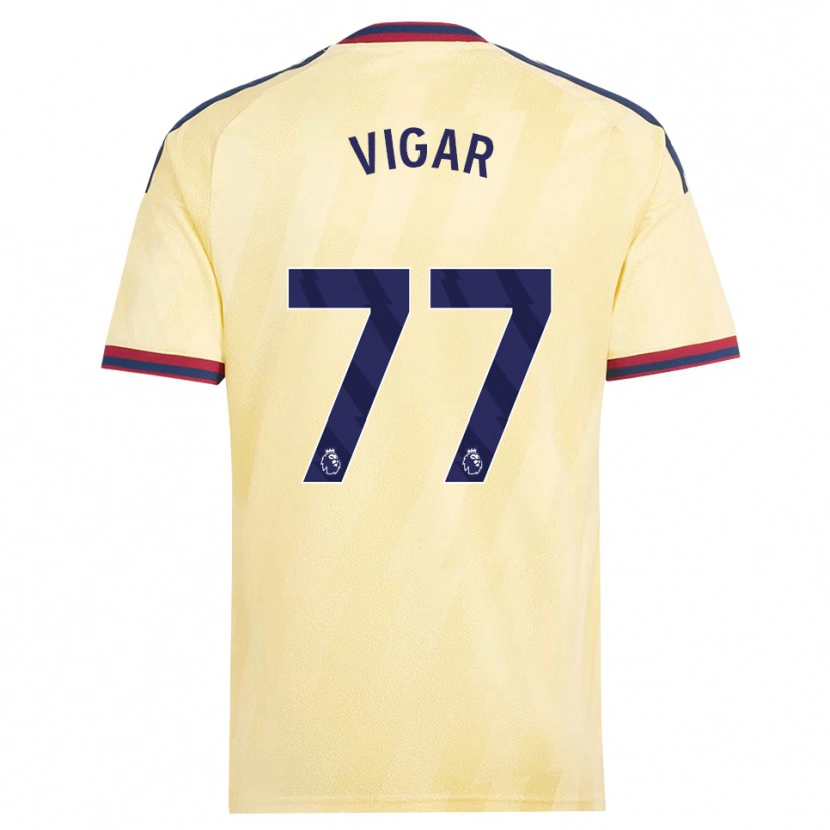 Danxen Damen Billy Vigar #77 Hell Gelb Mitternachtsblau Ausweichtrikot Trikot 2026/27 T-Shirt
