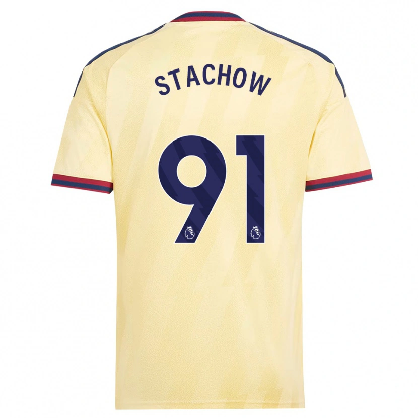 Danxen Damen Patrick Stachow #91 Hell Gelb Mitternachtsblau Ausweichtrikot Trikot 2026/27 T-Shirt