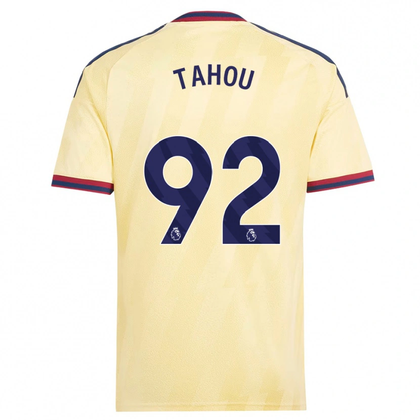 Danxen Damen Joshua Tahou #92 Hell Gelb Mitternachtsblau Ausweichtrikot Trikot 2026/27 T-Shirt