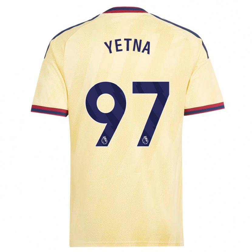 Danxen Damen Mikael Yetna #97 Hell Gelb Mitternachtsblau Ausweichtrikot Trikot 2026/27 T-Shirt