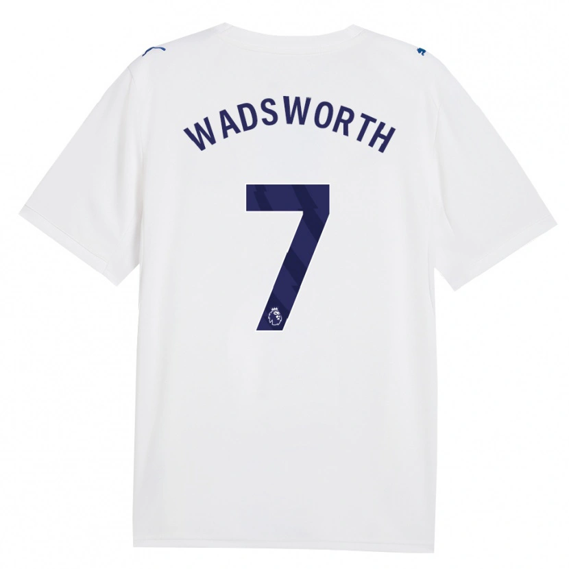 Danxen Damen Sam Wadsworth #7 Marineweiß Ausweichtrikot Trikot 2026/27 T-Shirt