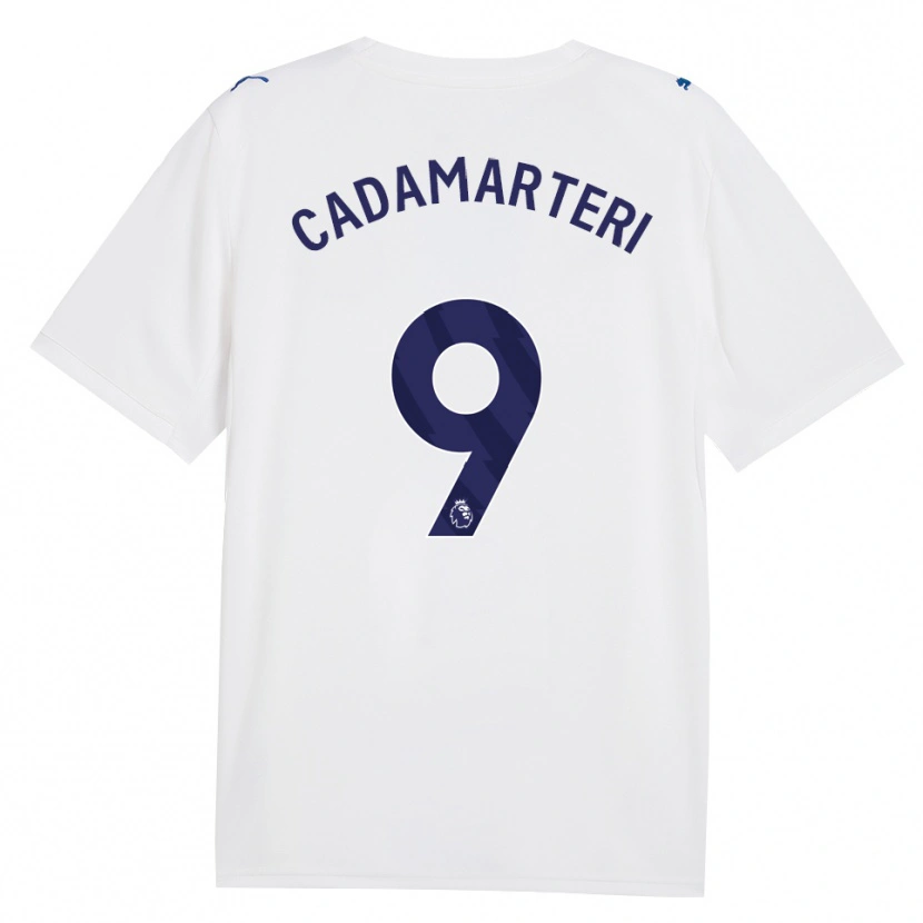 Danxen Damen Caelan Cadamarteri #9 Marineweiß Ausweichtrikot Trikot 2026/27 T-Shirt