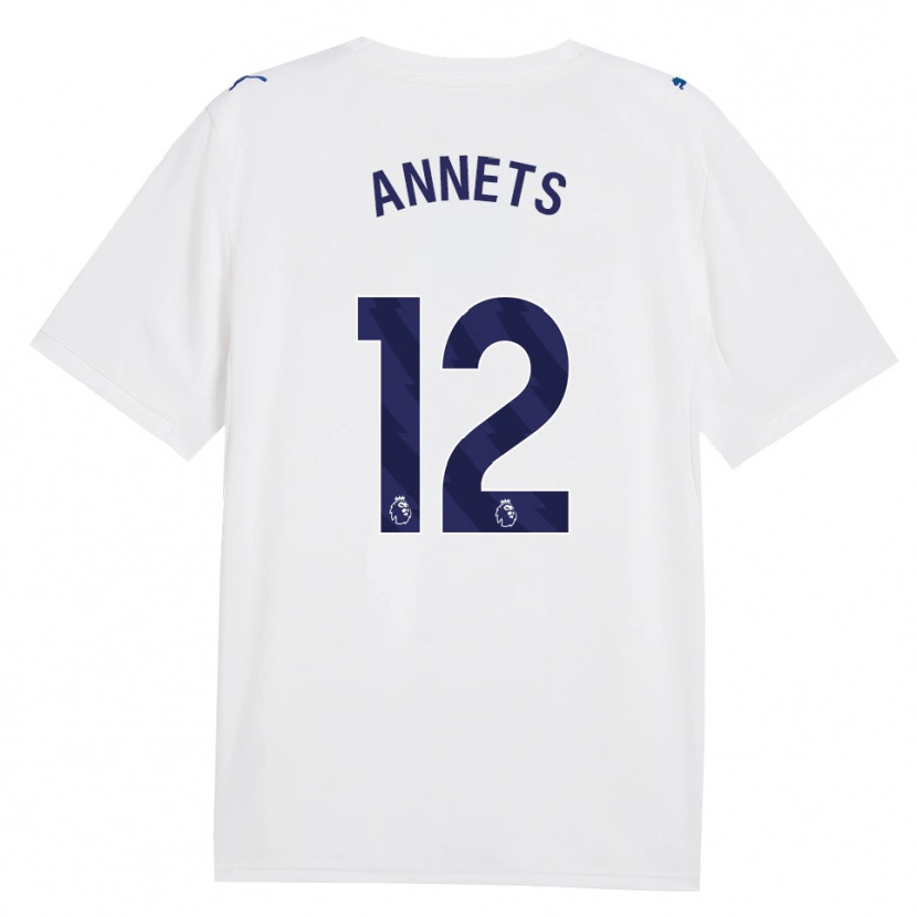 Danxen Damen Eve Annets #12 Marineweiß Ausweichtrikot Trikot 2026/27 T-Shirt