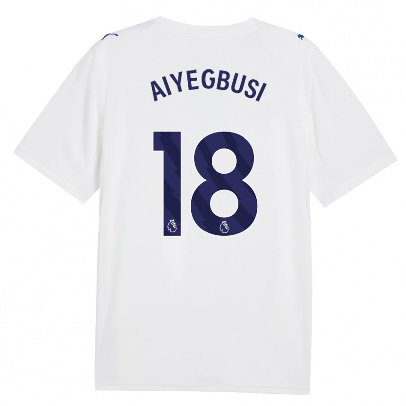 Danxen Damen Tirenioluwa Aiyegbusi #18 Marineweiß Ausweichtrikot Trikot 2026/27 T-Shirt