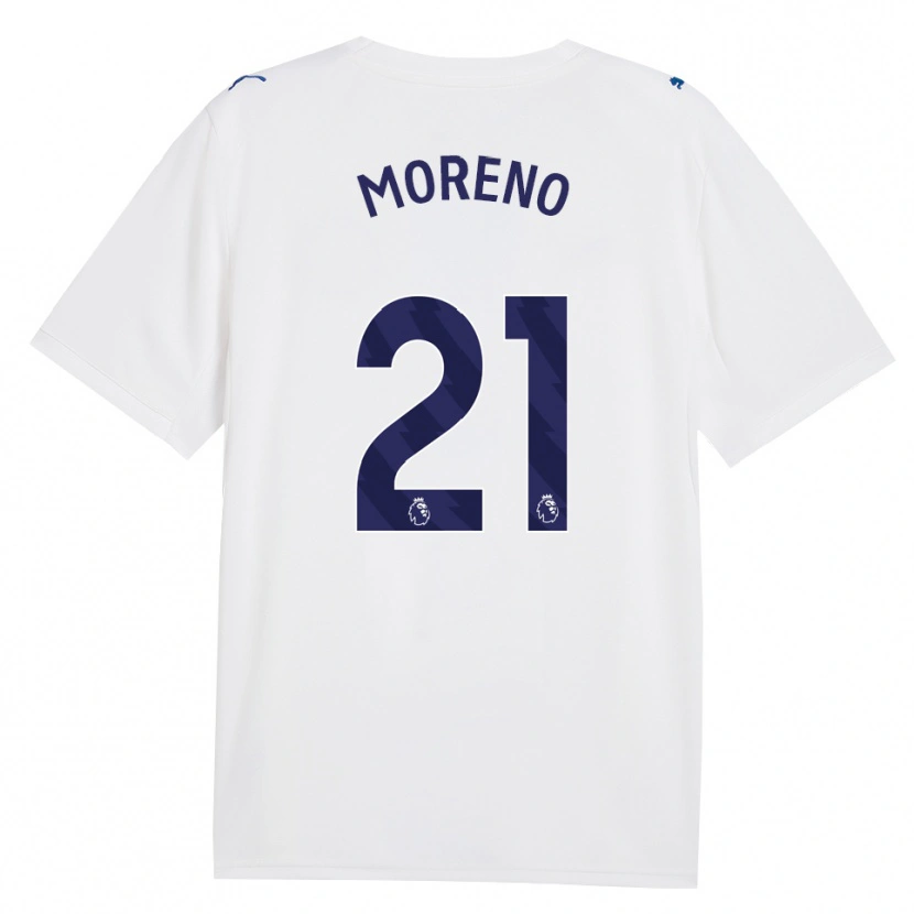 Danxen Damen Marlos Moreno #21 Marineweiß Ausweichtrikot Trikot 2026/27 T-Shirt