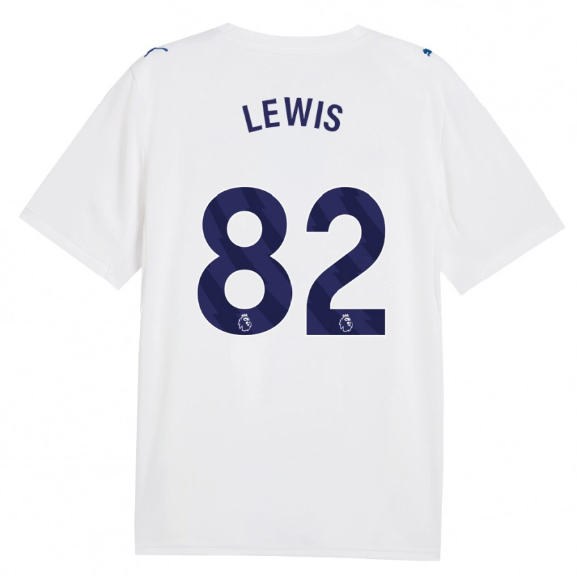 Danxen Damen Rico Lewis #82 Marineweiß Ausweichtrikot Trikot 2026/27 T-Shirt