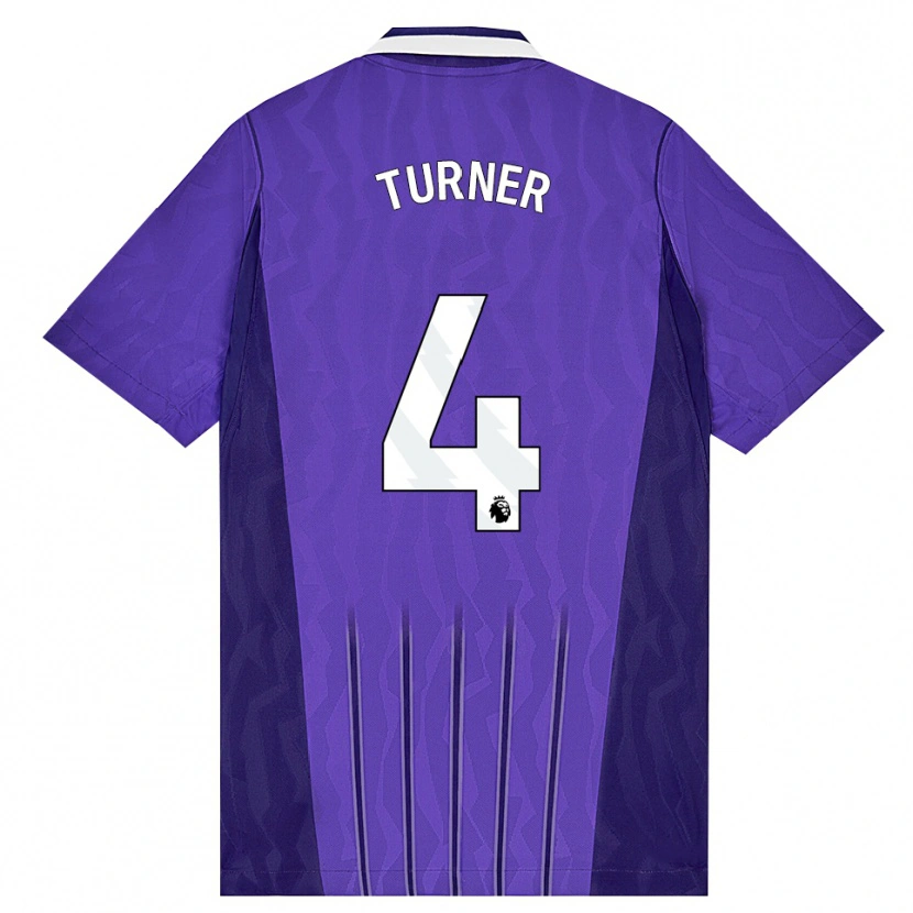Danxen Damen Amy Turner #4 Violett Weiß Ausweichtrikot Trikot 2026/27 T-Shirt
