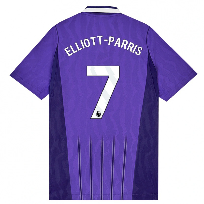 Danxen Damen Reiss Elliott-Parris #7 Violett Weiß Ausweichtrikot Trikot 2026/27 T-Shirt