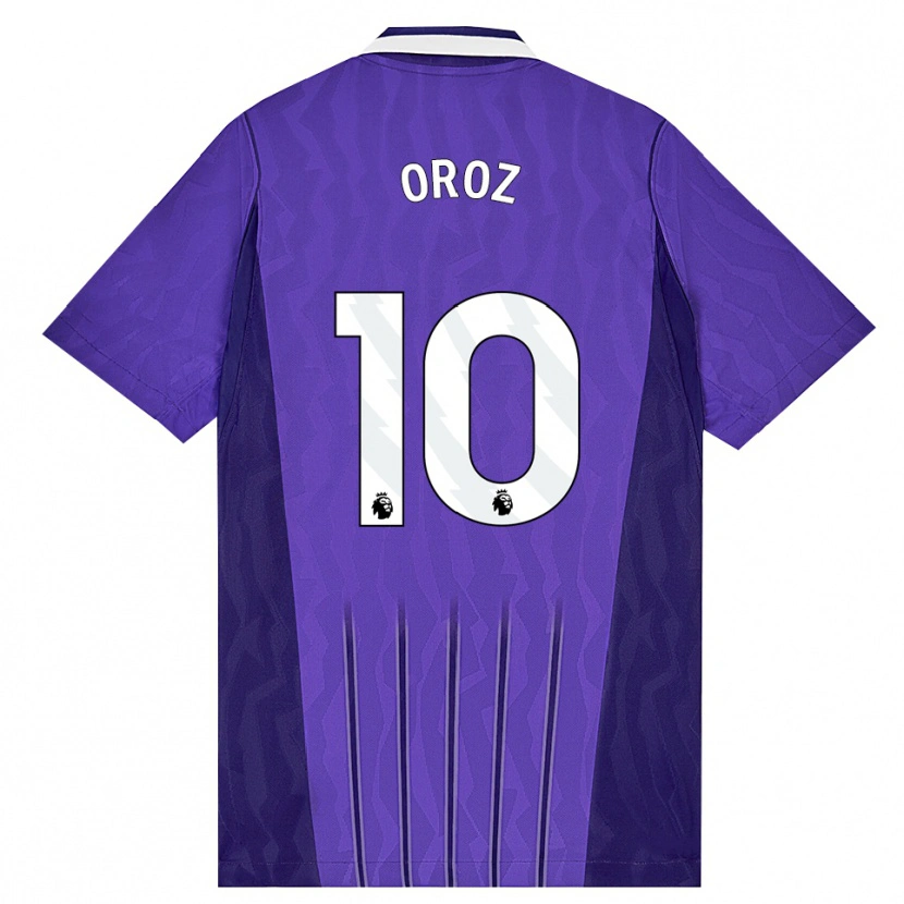 Danxen Damen Maite Oroz #10 Violett Weiß Ausweichtrikot Trikot 2026/27 T-Shirt