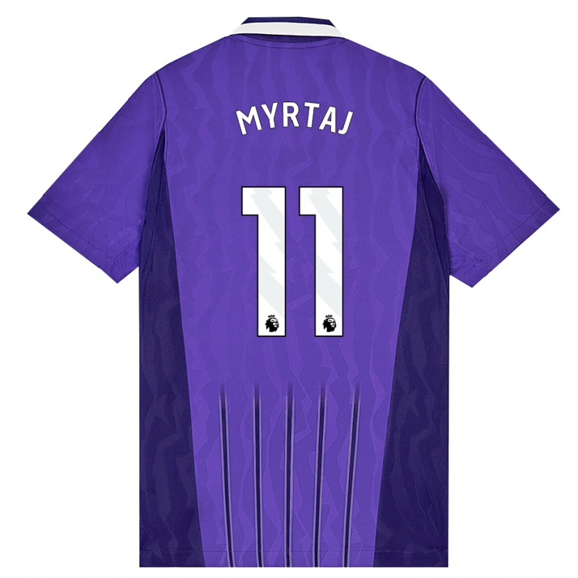 Danxen Damen Leon Myrtaj #11 Violett Weiß Ausweichtrikot Trikot 2026/27 T-Shirt