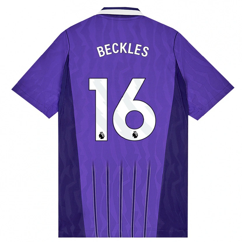 Danxen Damen Zion Beckles #16 Violett Weiß Ausweichtrikot Trikot 2026/27 T-Shirt