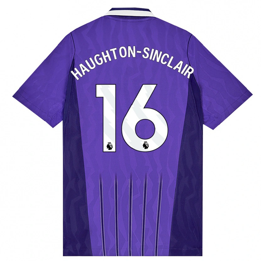 Danxen Damen Ashiah Haughton-Sinclair #16 Violett Weiß Ausweichtrikot Trikot 2026/27 T-Shirt