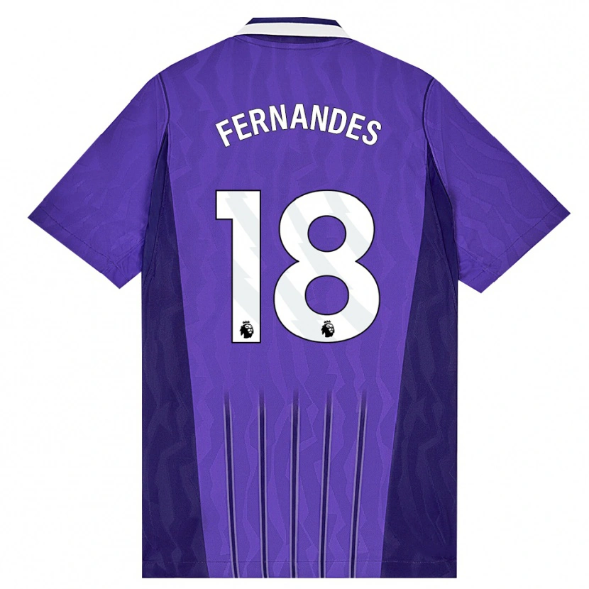 Danxen Damen Mateus Fernandes #18 Violett Weiß Ausweichtrikot Trikot 2026/27 T-Shirt