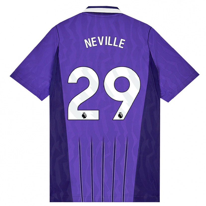 Danxen Damen Ashleigh Neville #29 Violett Weiß Ausweichtrikot Trikot 2026/27 T-Shirt