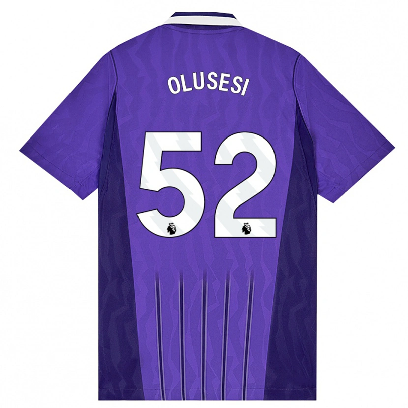 Danxen Damen Callum Olusesi #52 Violett Weiß Ausweichtrikot Trikot 2026/27 T-Shirt