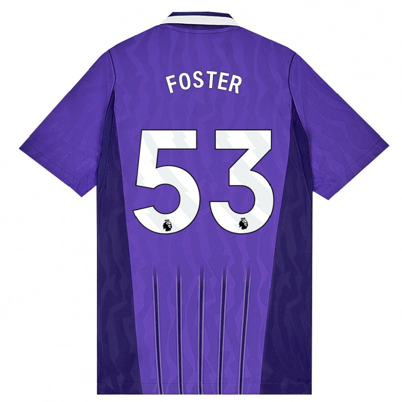 Danxen Damen Brooklyn Lyons Foster #53 Violett Weiß Ausweichtrikot Trikot 2026/27 T-Shirt