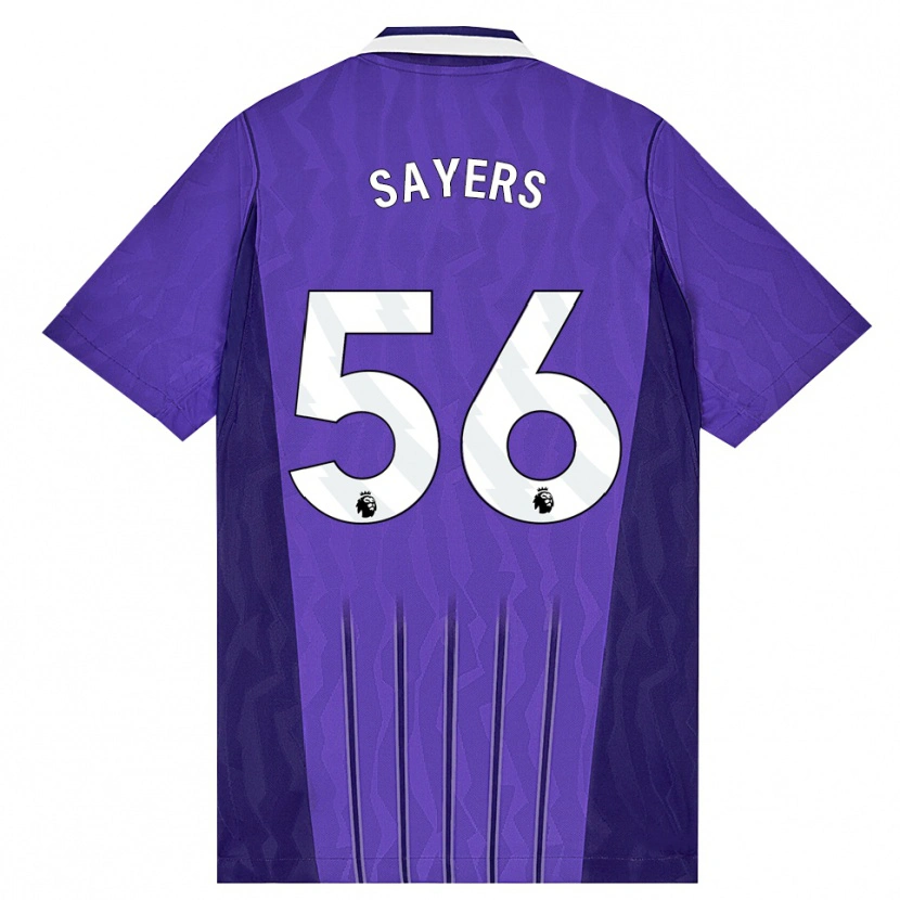 Danxen Damen Charlie Sayers #56 Violett Weiß Ausweichtrikot Trikot 2026/27 T-Shirt