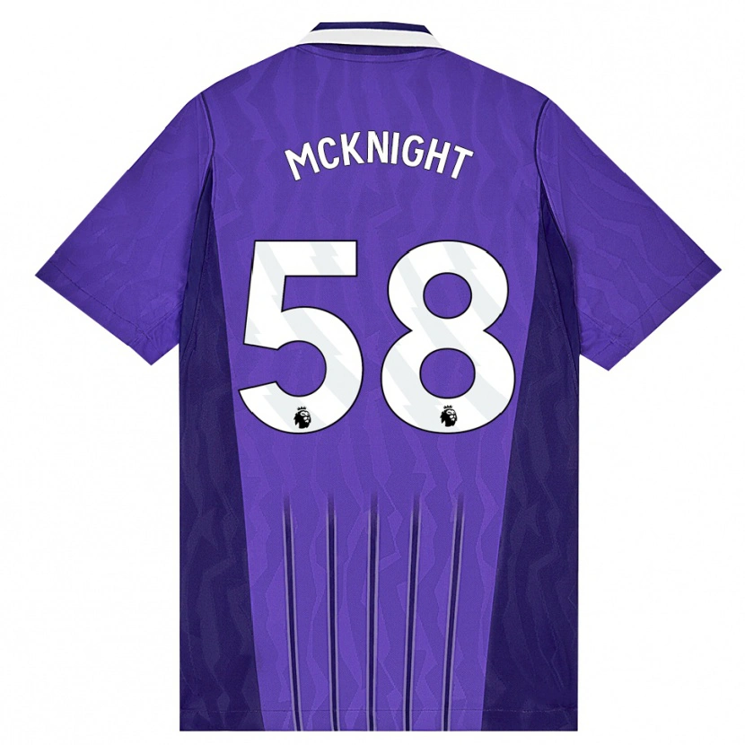 Danxen Damen Maxwell Mcknight #58 Violett Weiß Ausweichtrikot Trikot 2026/27 T-Shirt