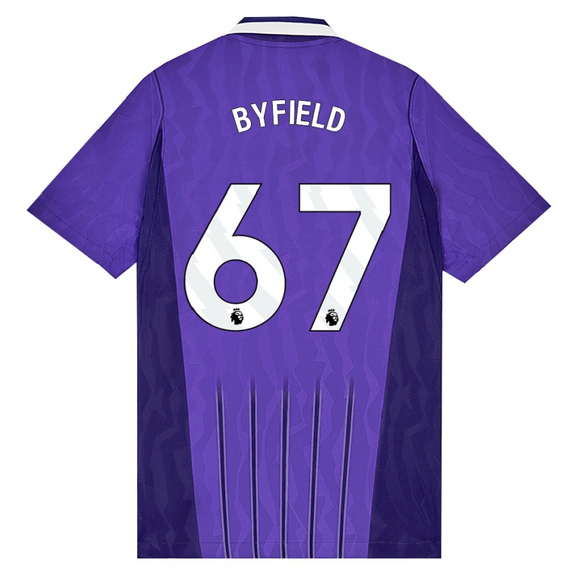 Danxen Damen Jun'ai Byfield #67 Violett Weiß Ausweichtrikot Trikot 2026/27 T-Shirt