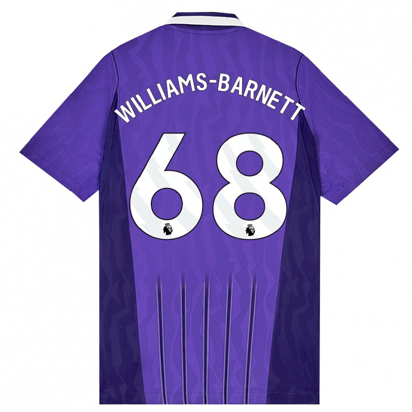 Danxen Damen Luca Williams-Barnett #68 Violett Weiß Ausweichtrikot Trikot 2026/27 T-Shirt