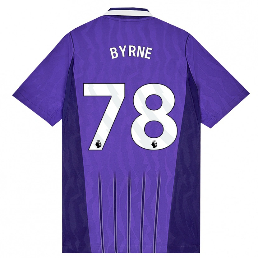 Danxen Damen Harry Byrne #78 Violett Weiß Ausweichtrikot Trikot 2026/27 T-Shirt