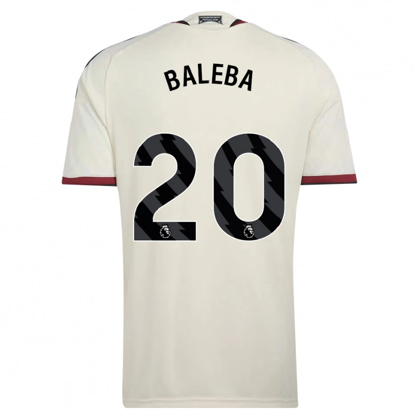 Danxen Damen Carlos Baleba #20 Beige Schwarz Rot Ausweichtrikot Trikot 2026/27 T-Shirt
