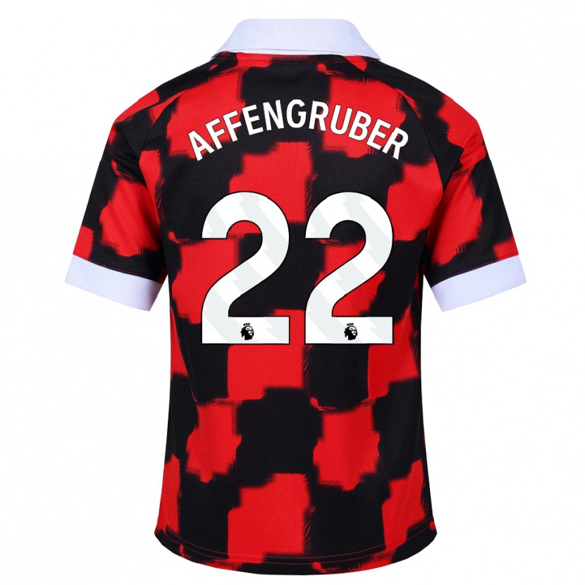 Danxen Damen David Affengruber #22 Rot Weiß Schwarz Auswärtstrikot Trikot 2026/27 T-Shirt