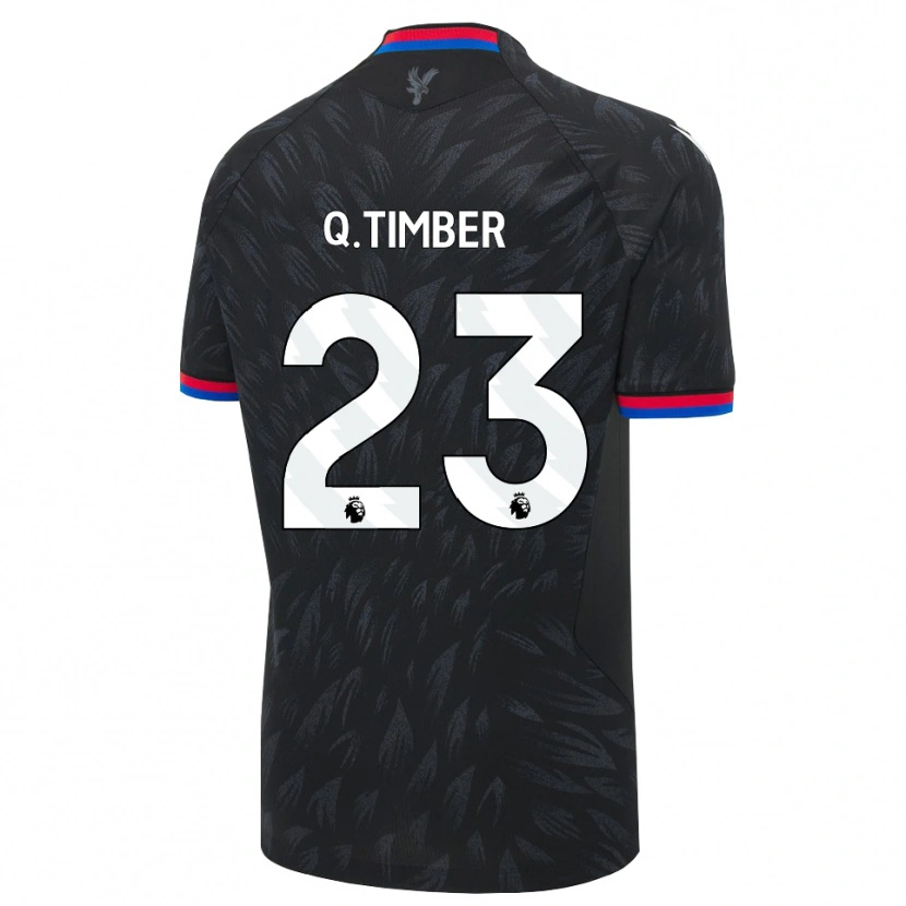 Danxen Damen Quinten Timber #23 Schwarz Blau Rot Auswärtstrikot Trikot 2026/27 T-Shirt