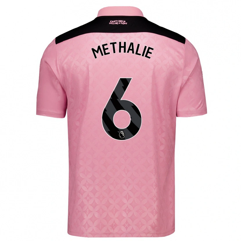 Danxen Damen Dayann Methalie #6 Hellrosa Schwarz Auswärtstrikot Trikot 2026/27 T-Shirt