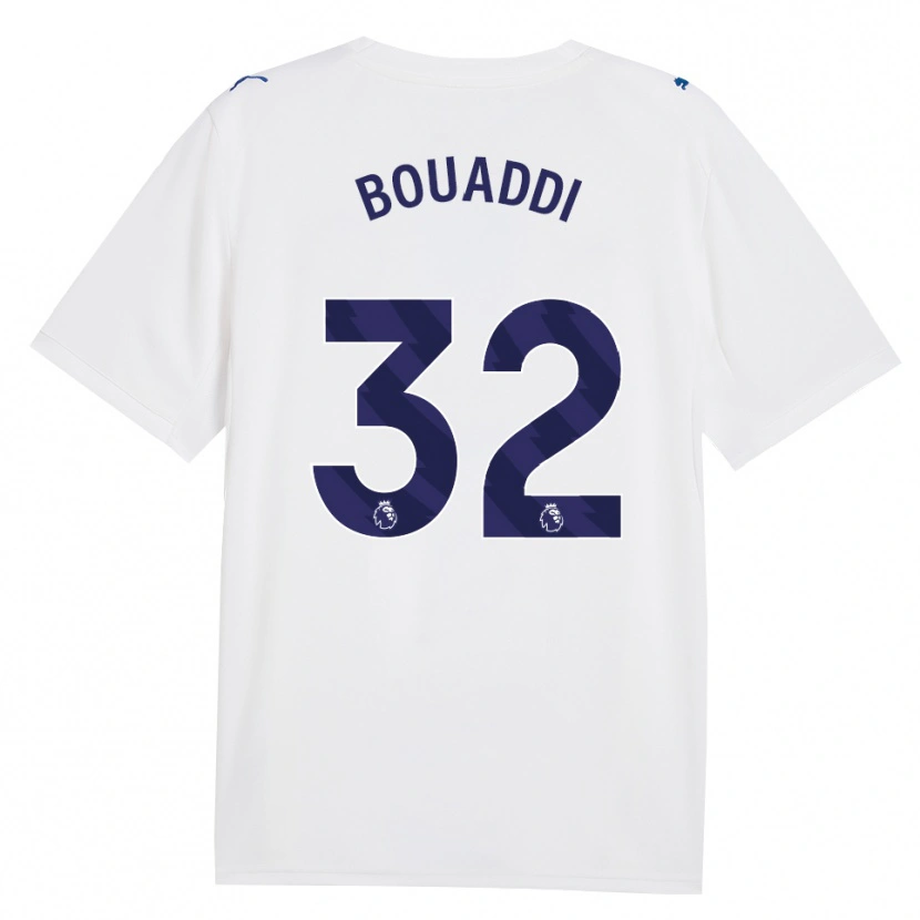 Danxen Damen Ayyoub Bouaddi #32 Marineweiß Ausweichtrikot Trikot 2026/27 T-Shirt