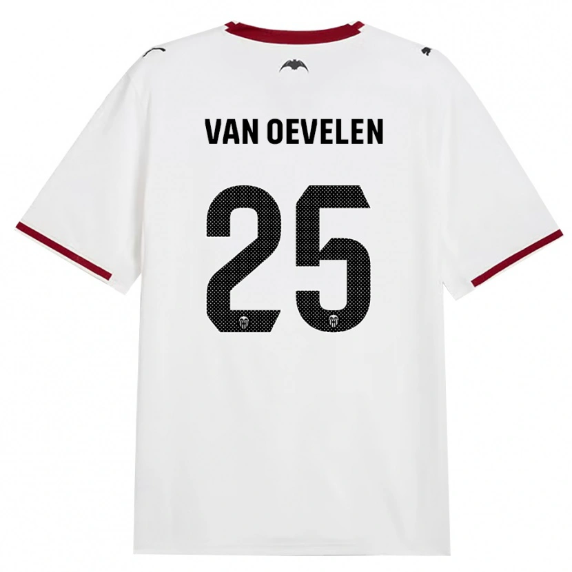 Danxen Kinder Kayne Van Oevelen #25 Schwarz Weiß Rot Gelb Heimtrikot Trikot 2026/27 T-Shirt