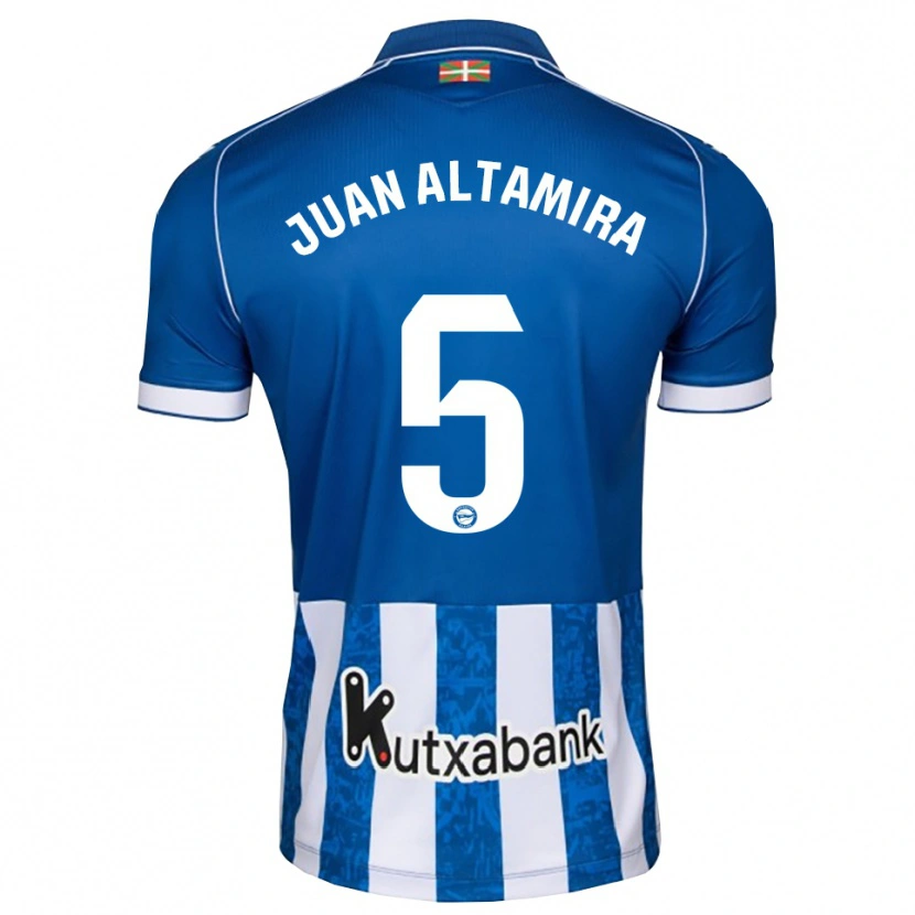 Danxen Kinder Ines Juan Altamira #5 Blau Weiß Schwarz Heimtrikot Trikot 2026/27 T-Shirt