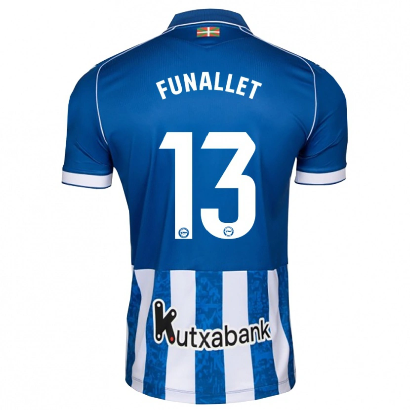 Danxen Kinder Pau Funallet #13 Blau Weiß Schwarz Heimtrikot Trikot 2026/27 T-Shirt