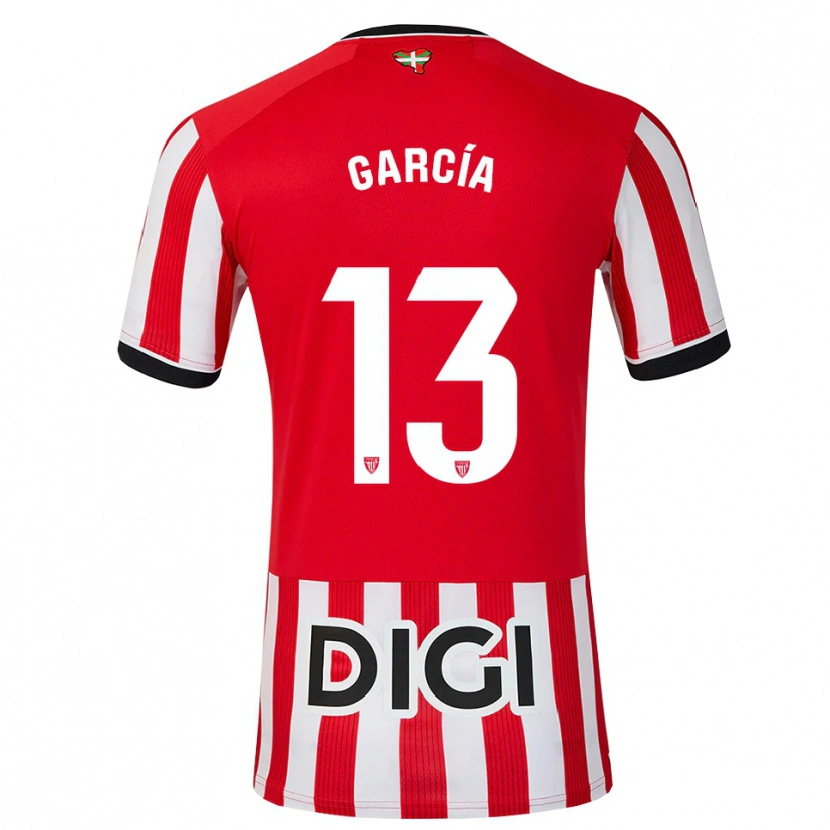 Danxen Kinder Simón García #13 Rot Schwarz Weiß Heimtrikot Trikot 2026/27 T-Shirt