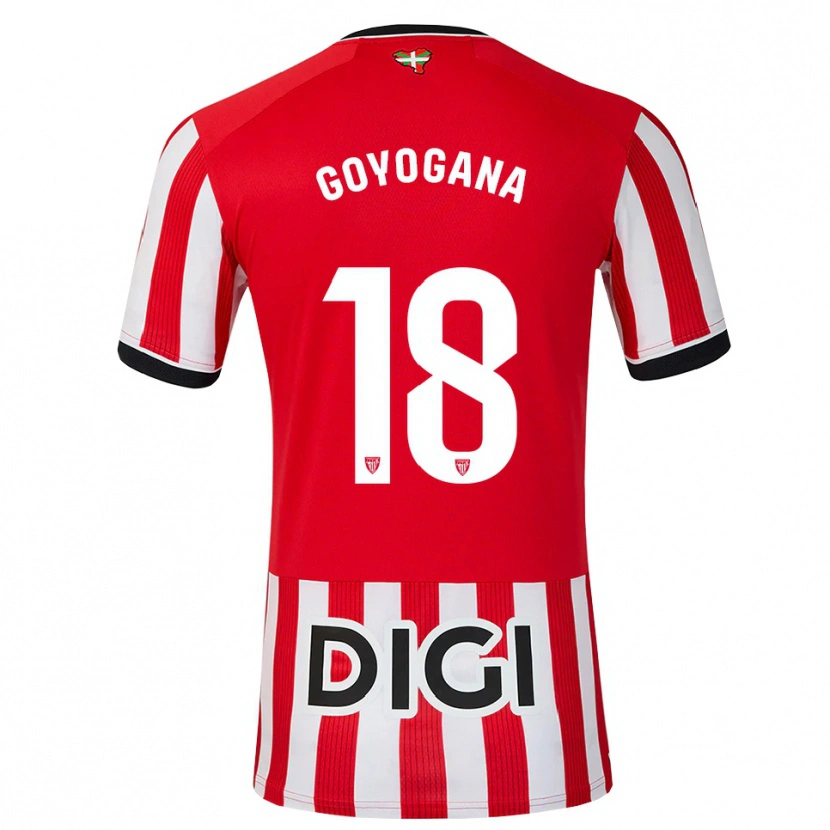Danxen Kinder Unax Goyogana #18 Rot Schwarz Weiß Heimtrikot Trikot 2026/27 T-Shirt
