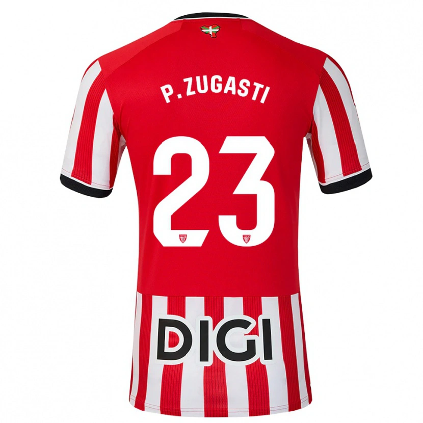 Danxen Kinder Patricia Zugasti Osés #23 Rot Schwarz Weiß Heimtrikot Trikot 2026/27 T-Shirt