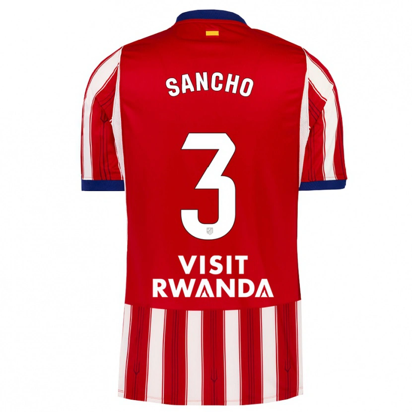 Danxen Kinder Diego Sancho #3 Königsblau Rot Weiß Heimtrikot Trikot 2026/27 T-Shirt