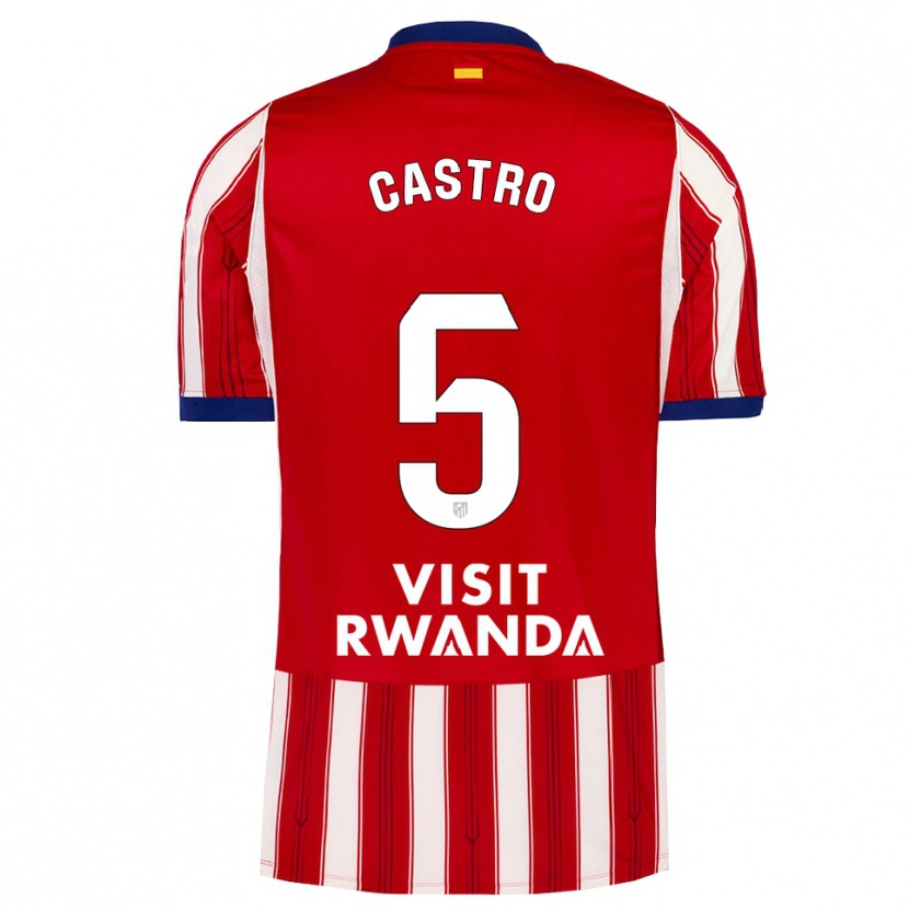 Danxen Kinder Oscar Castro #5 Königsblau Rot Weiß Heimtrikot Trikot 2026/27 T-Shirt
