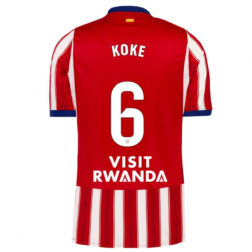 Danxen Kinder Koke #6 Königsblau Rot Weiß Heimtrikot Trikot 2026/27 T-Shirt