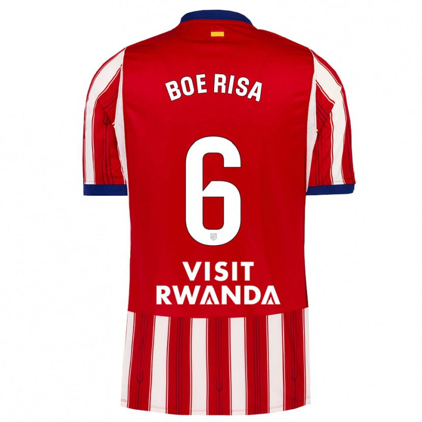 Danxen Kinder Vilde Bøe Risa #6 Königsblau Rot Weiß Heimtrikot Trikot 2026/27 T-Shirt
