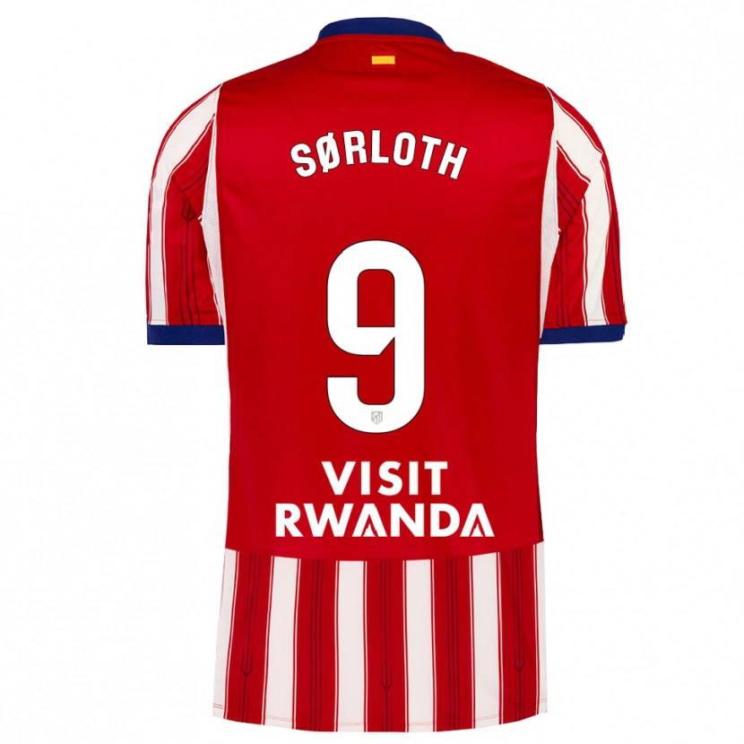 Danxen Kinder Alexander Sørloth #9 Königsblau Rot Weiß Heimtrikot Trikot 2026/27 T-Shirt
