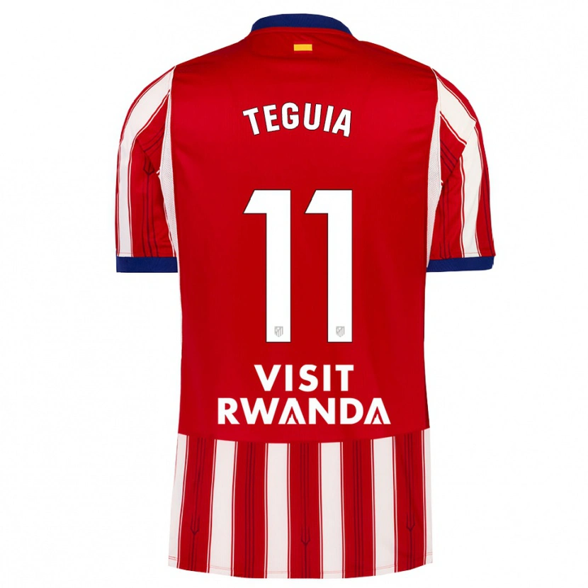 Danxen Kinder Cedric Teguia #11 Königsblau Rot Weiß Heimtrikot Trikot 2026/27 T-Shirt