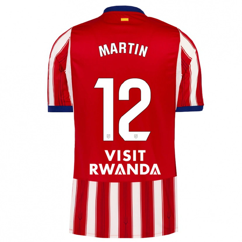 Danxen Kinder Carlos Martín #12 Königsblau Rot Weiß Heimtrikot Trikot 2026/27 T-Shirt