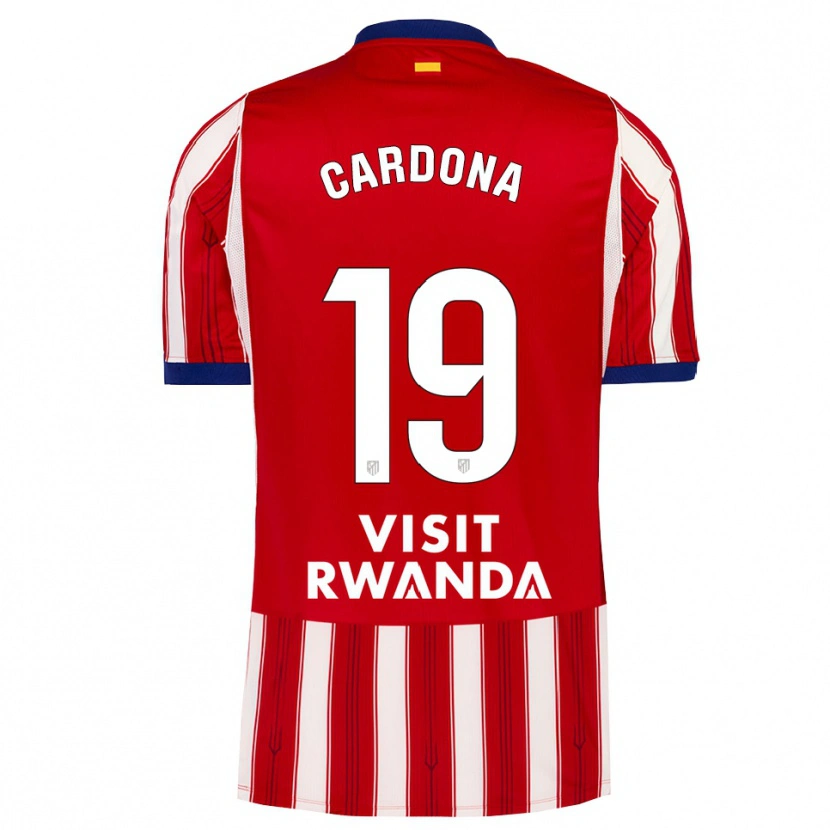 Danxen Kinder Marta Cardona #19 Königsblau Rot Weiß Heimtrikot Trikot 2026/27 T-Shirt