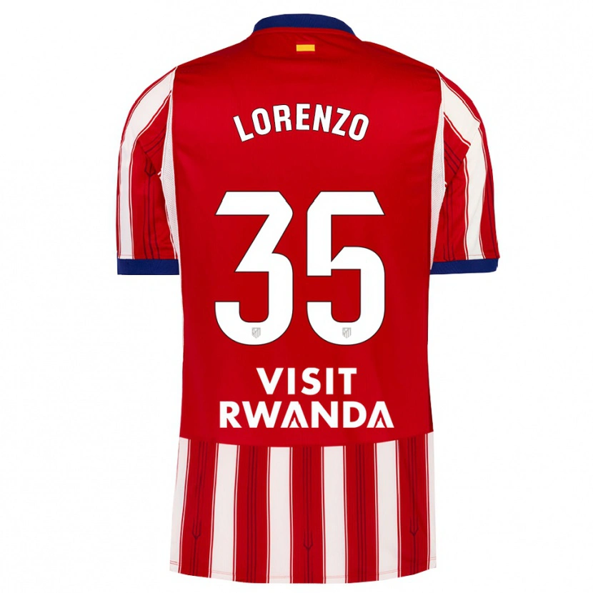Danxen Kinder Diego Lorenzo #35 Königsblau Rot Weiß Heimtrikot Trikot 2026/27 T-Shirt