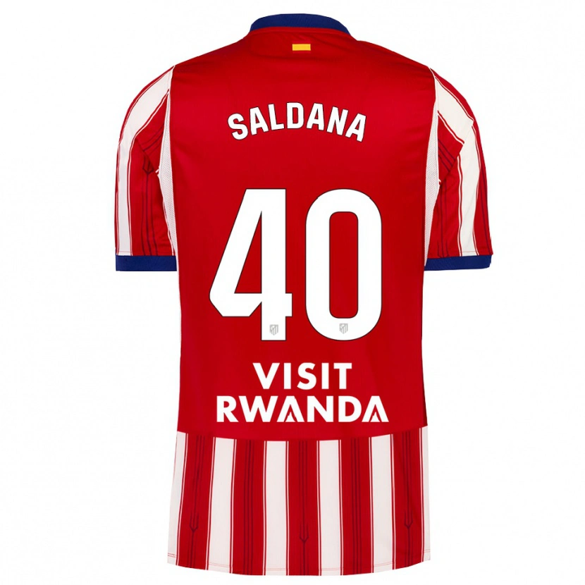 Danxen Kinder Jose Saldana #40 Königsblau Rot Weiß Heimtrikot Trikot 2026/27 T-Shirt