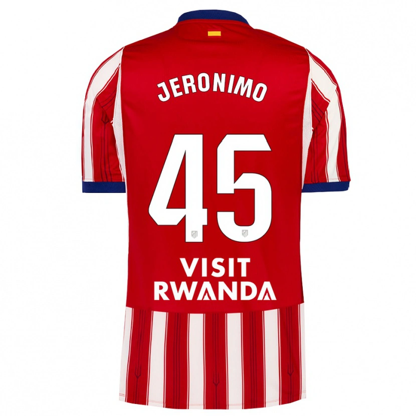 Danxen Kinder Isaiah Jeronimo #45 Königsblau Rot Weiß Heimtrikot Trikot 2026/27 T-Shirt