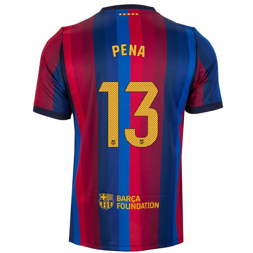 Danxen Kinder Inaki Pena #13 Königsblau Rot Gelb Heimtrikot Trikot 2026/27 T-Shirt