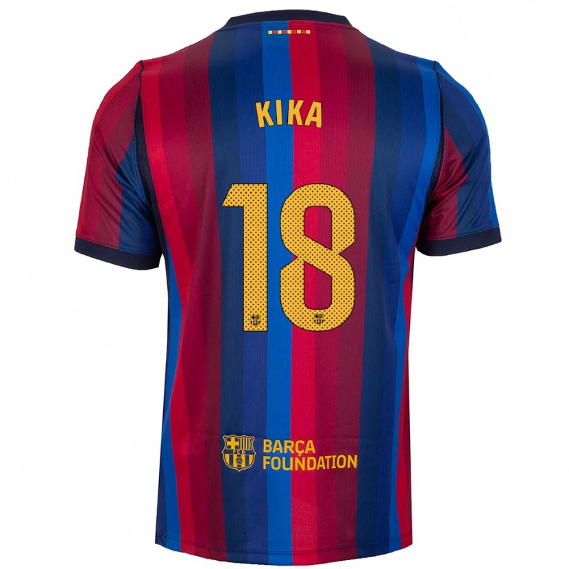 Danxen Kinder Kika Nazareth #18 Königsblau Rot Gelb Heimtrikot Trikot 2026/27 T-Shirt