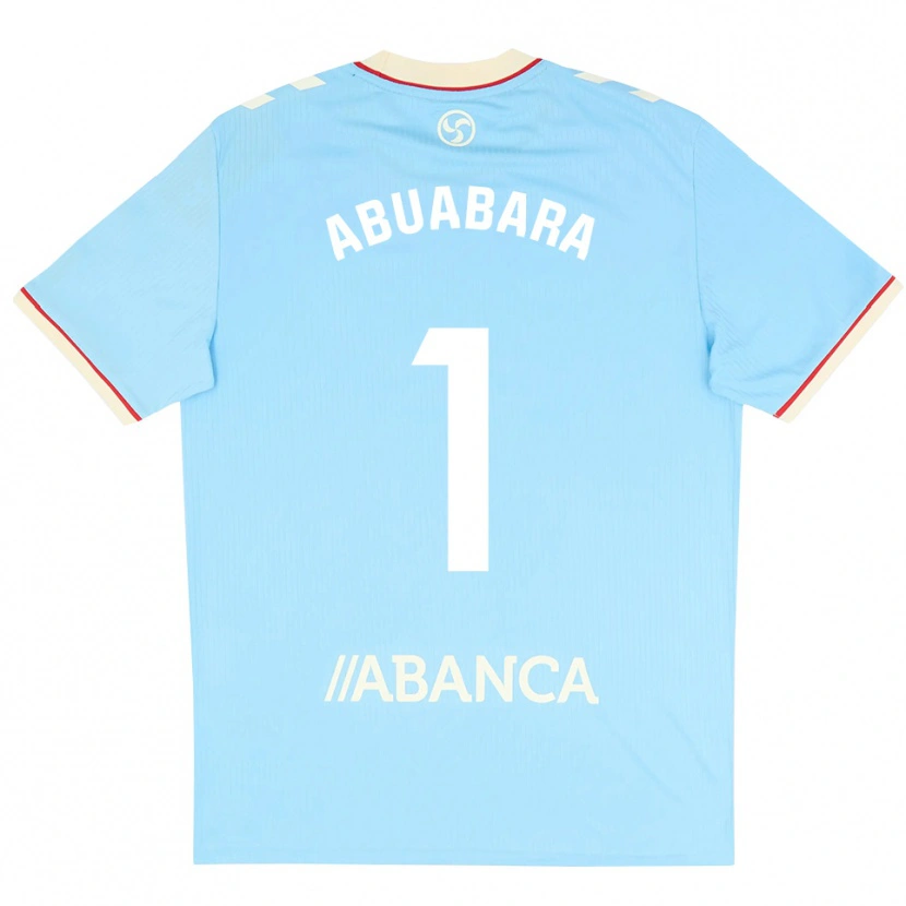 Danxen Kinder Isaías Abuabara #1 Himmelblau Weiß Rot Heimtrikot Trikot 2026/27 T-Shirt